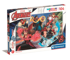 Puzzle 104 z brokatem The Avengers 20347