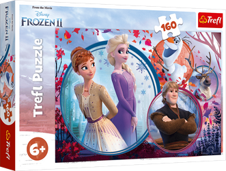Puzzle 160 Siostrzana przygoda Frozen 2 15374
