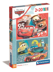 Puzzle 2 x 20 Super Kolor Cars 24808