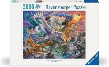 Puzzle 2000 Fantazja - Pegaz