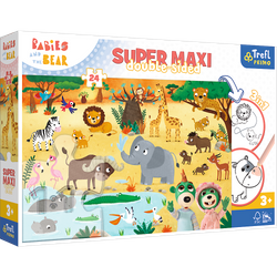 Puzzle 24 SUPER MAXI Bobaski na safari 41009