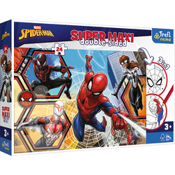 Puzzle 24 SUPER MAXI Spiderman wyrusza do akcji 41006