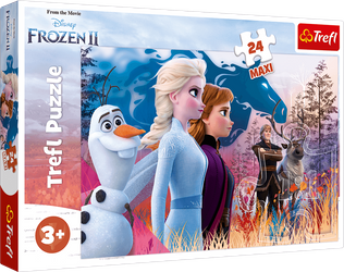 Puzzle 24 maxi Magiczna wyprawa Frozen 2 14298