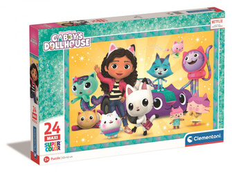 Puzzle 24 maxi super color Gabby's dollhouse 28521