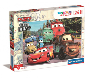 Puzzle 24 maxi super kolor Cars on the road 24239