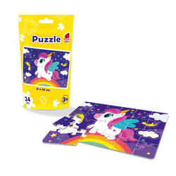 Puzzle 24 saszetka Jednorożec RK1130-07