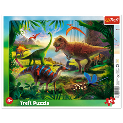 Puzzle 25 ramkowe Dinozaury 31343