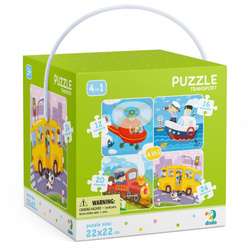 Puzzle 4w1 Transport DOP300132