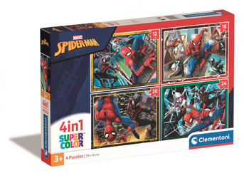 Puzzle 4w1 super color Marvel 21515
