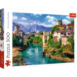 Puzzle 500 Stary most w Mostarze Bośnia i Hercegowina 37333