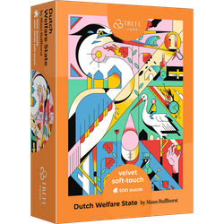 Puzzle 500  Velvet Soft Touch Dutch Welfare State by Maus Bullhorst 37420