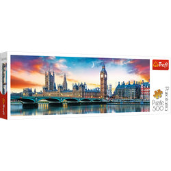 Puzzle 500 panoramiczne Big Ben i Pałac Westminsterski Londyn 29507