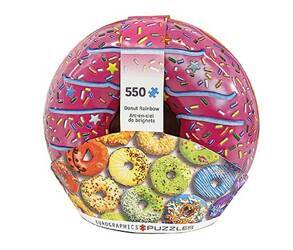 Puzzle 550 TIN Donut Rainbow  8551-5782