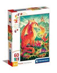 Puzzle 60 Super Kolor a Dragon Family 26600