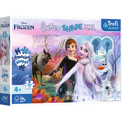 Puzzle 60 Super Shape XXL Tańczące siostry Disney Frozen 50010