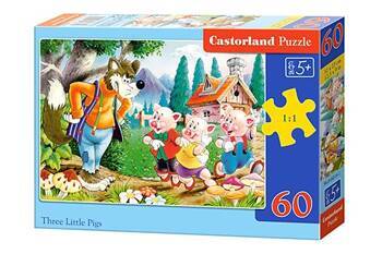 Puzzle 60 Trzy małe świnki B-06519-1