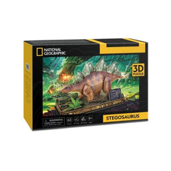 Puzzle 62 3D Stegosaurus National Geographic license