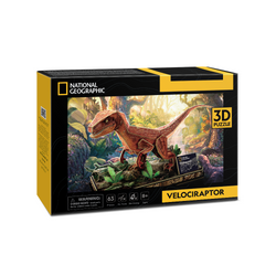 Puzzle 63 3D Velocisaurus National Geographic license
