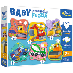 Puzzle Baby Progressive Pojazdy 44004