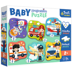 Puzzle Baby Progressive Zawody i pojazdy 44001