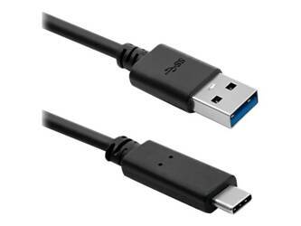 QOLTEC 50363 USB 3.1 type C male cable USB 3.0 A male 1.8m Black