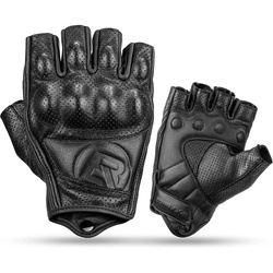 Rękawiczki motocyklowe Rockbros 16220006003 L skórzane - czarne