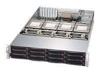 SUPERMICRO Chassis Black 2U SC829H LP w/ R. 1600W PWS