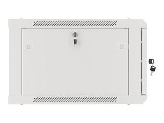 SZAFA INSTALACYJNA RACK WISZĄCA 19" 12U 600X450 SZARA DRZWI METALOWE LANBERG (FLAT PACK)