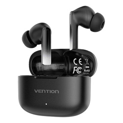 Słuchawki bezprzewodowe, Vention, NBIB0, Elf Earbuds E04 (czarne)