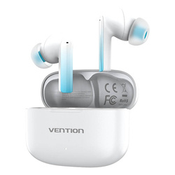 Słuchawki bezprzewodowe, Vention, NBIW0, Elf Earbuds E04 (białe)