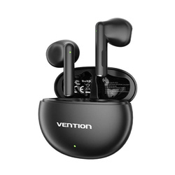 Słuchawki bezprzewodowe, Vention, NBKB0, Earbuds Elf E06 (czarne)