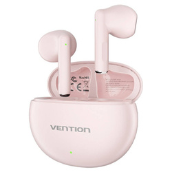 Słuchawki bezprzewodowe, Vention, NBKP0, Earbuds Elf E06 (różowe)