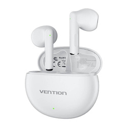 Słuchawki bezprzewodowe, Vention, NBKW0, Earbuds Elf E06 (białe)
