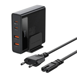 Stacja ładująca Hyperspace GaN 100W Mcdodo CH-1802 2xUSB-C, 2xUSB-A (czarna)