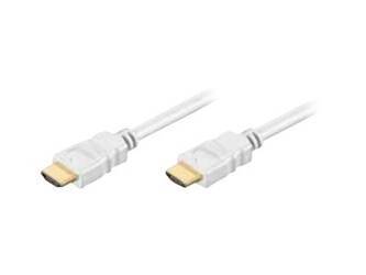 TECHLY Kabel monitorowy HDMI-HDMI M/M 1.4 Ethernet 3D 4K, 10m, biały