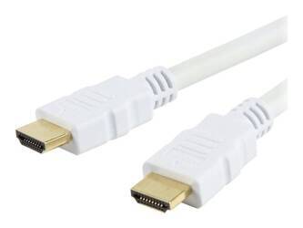TECHLY Kabel monitorowy HDMI-HDMI M/M 1.4 Ethernet 3D 4K, 3m, biały