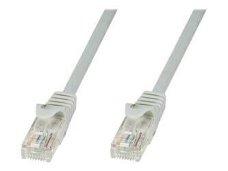 TECHLYPRO Kabel sieciowy patch cord RJ45 Cat5e UTP CCA 2m szary