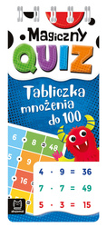 Tabliczka mnożenia do 100. Magiczny quiz. Spirala