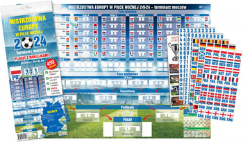 Terminarz meczów z naklejkami Mistrzostwa Europy w Piłce Nożnej 2024