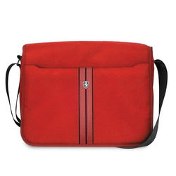 Torba Ferrari Urban Collection Messenger na laptopa 13` - czerwona