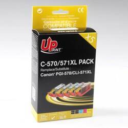 UPrint kompatybilny ink / tusz z CLI571, C-570/571XL PACK, 2xblack/1xcyan/1xmagenta/1xyellow, high capacity