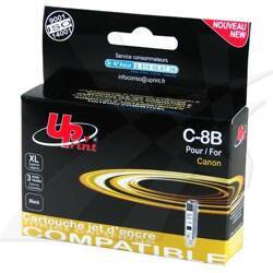 UPrint kompatybilny ink / tusz z CLI8BK, C-8B, black, 14ml, z chipem