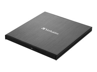 VERBATIM 43888 Verbatim Ultra HD 4K External Slimline Blu-ray Writer USB 3.1 with USB-C to A