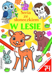 W lesie. Seria ze słoneczkiem