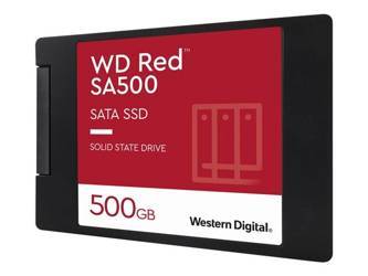 WDC WDS500G1R0A Dysk WD Red SA500 NAS 2.5 500GB SATA/600, 560/530 MB/s, 7mm, 3D NAND