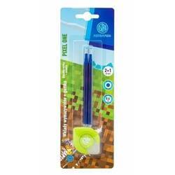 Wkłady wymazywalne niebieskie + gumka do długopisów i ołówków ASTRAPEN Oops! PIXEL ONE blister