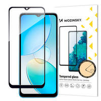 Wozinsky Full Glue szkło hartowane Infinix Hot 12i na cały ekran z ramką czarny (case friendly)