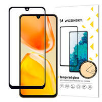 Wozinsky Full Glue szkło hartowane Vivo X80 Lite / V25 na cały ekran z ramką czarny (case friendly)