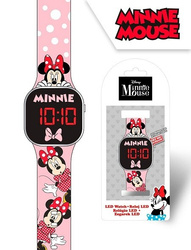 Zegarek LED z kalendarzem Minnie MN4369