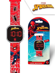 Zegarek LED z kalendarzem Spiderman SPD4719